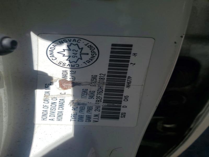 Продажа на аукционе авто 2013 Honda Civic, vin: 2HGFB2F76DH101812, номер лота: 50212506