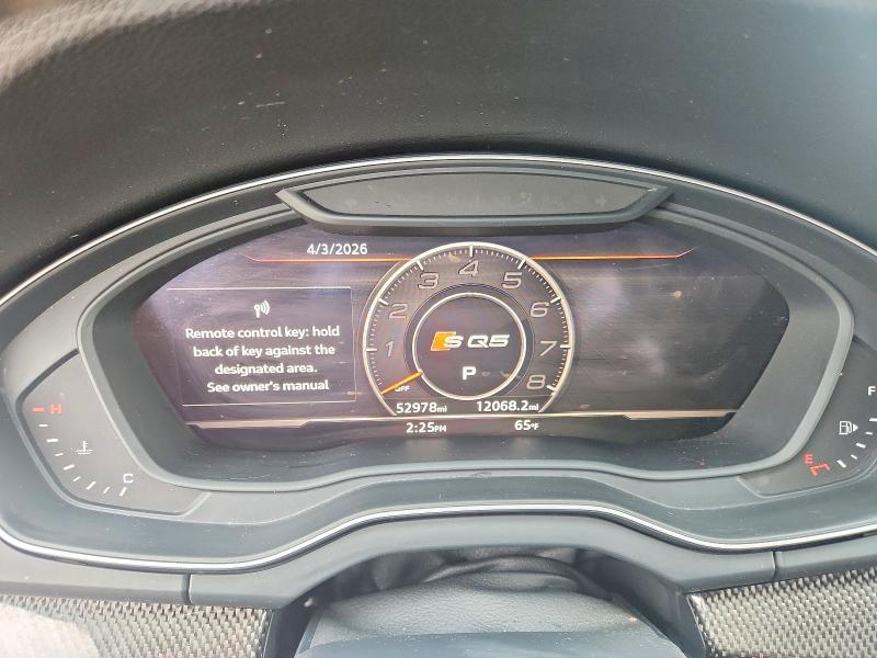 2018 Audi Sq5 მანქანა იყიდება აუქციონზე, vin: WA1C4AFY1J2031231, აუქციონის ნომერი: 48495346