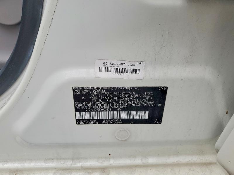Продажа на аукционе авто 2014 Toyota Rav4 Ev, vin: 2T3YL4DV3EW003338, номер лота: 50346056