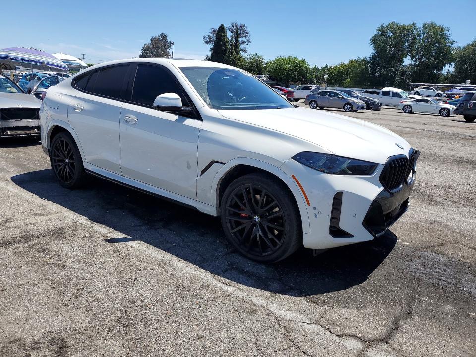 2024 Bmw X6 მანქანა იყიდება აუქციონზე, vin: 5UX33EX0XR9U75055, აუქციონის ნომერი: 50675506