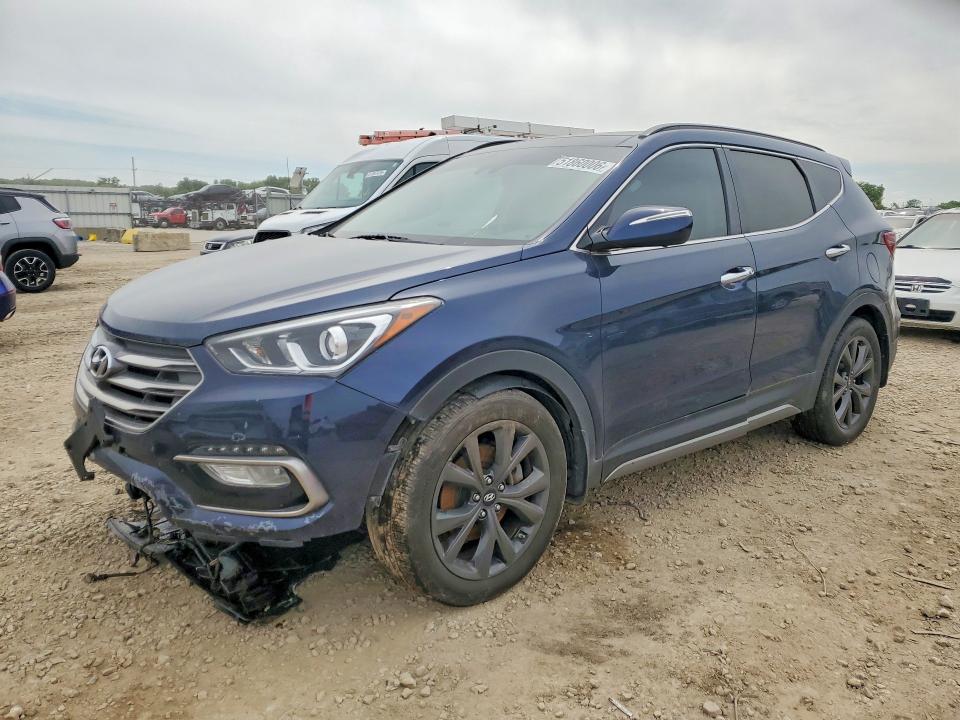51860006 :رقم المزاد ، 5XYZWDLA9HG452245 vin ، 2017 Hyundai Santa Fe Sport مزاد بيع