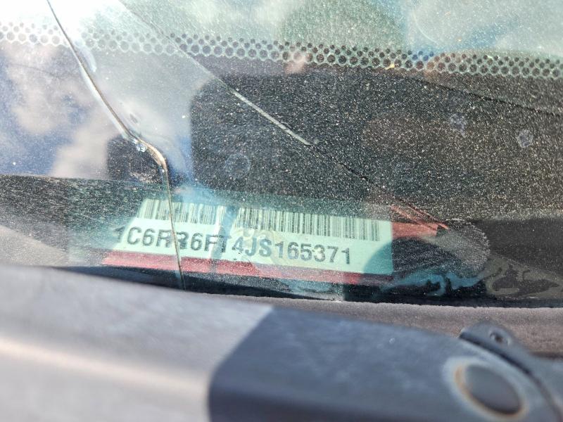 Aukcja sprzedaży 2018 Ram 1500, vin: 1C6RR6FT4JS165371, numer aukcji: 49140646
