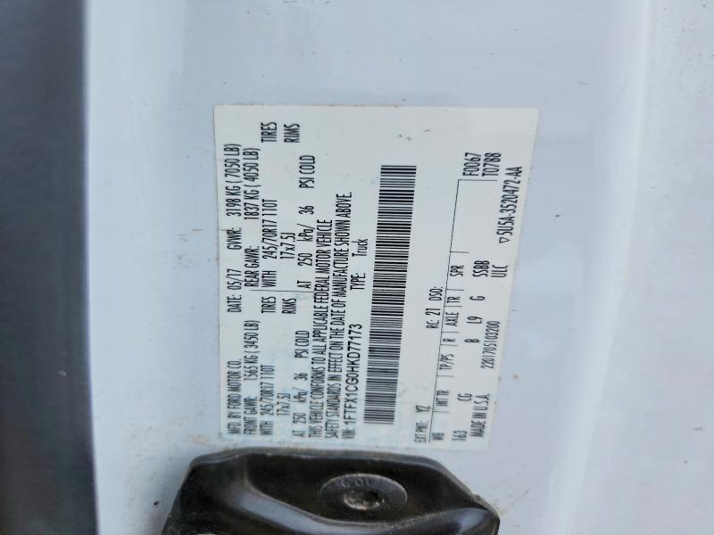 Aukcja sprzedaży 2017 Ford F150, vin: 1FTFX1CG0HKD77173, numer aukcji: 51284886