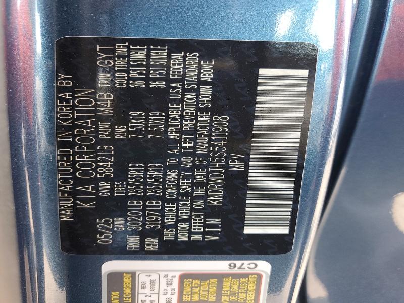 49728066 :رقم المزاد ، KNDRMDJH5S5411908 vin ، 2025 Kia Sorento مزاد بيع