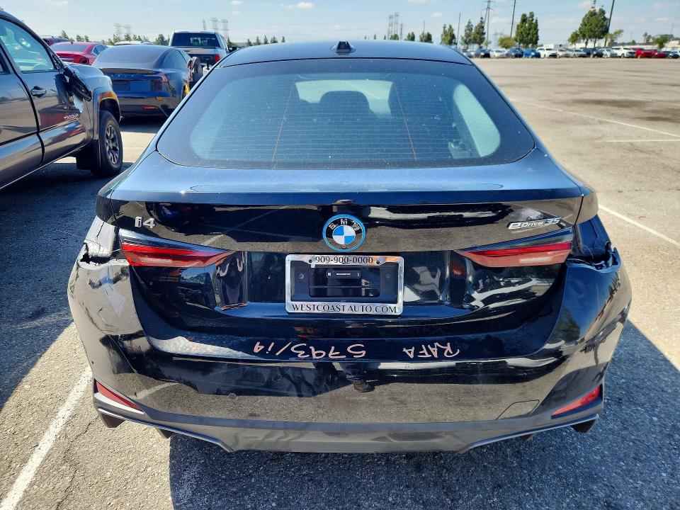 Продажа на аукционе авто 2024 Bmw I4, vin: WBY43AW09RFS73131, номер лота: 49973876