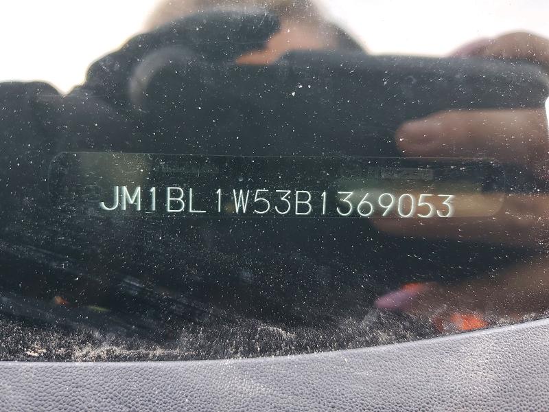 Продажа на аукционе авто 2011 Mazda 3, vin: JM1BL1W53B1369053, номер лота: 48610056