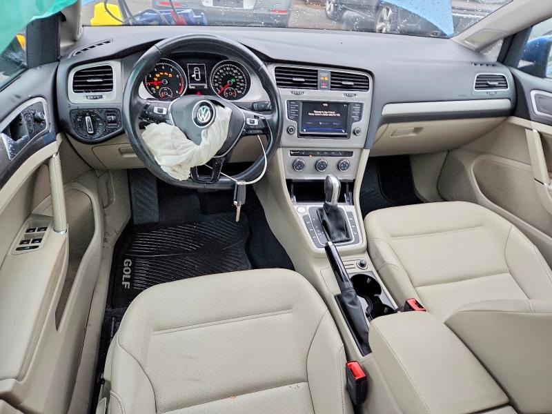 2017 Volkswagen Golf მანქანა იყიდება აუქციონზე, vin: 3VW217AU8HM016422, აუქციონის ნომერი: 46948326