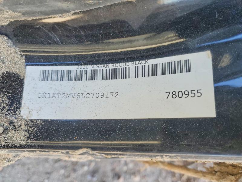 2020 Nissan Rogue მანქანა იყიდება აუქციონზე, vin: 5N1AT2MV6LC709172, აუქციონის ნომერი: 99533295