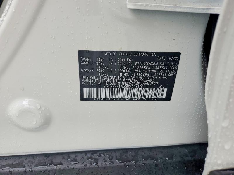 Продажа на аукционе авто 2025 Subaru Outback, vin: 4S4BTANC0S3293176, номер лота: 51500256