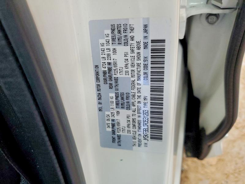 48659106 :رقم المزاد ، JM3KFBBL0R0531293 vin ، 2024 Mazda Cx-5 مزاد بيع