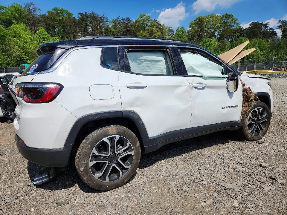 Продажа на аукционе авто 2022 Jeep Compass, vin: 3C4NJDCB8NT223727, номер лота: 50207106