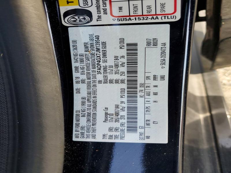 Aukcja sprzedaży 2018 Ford Fiesta, vin: 3FADP4GX7JM139540, numer aukcji: 49019156