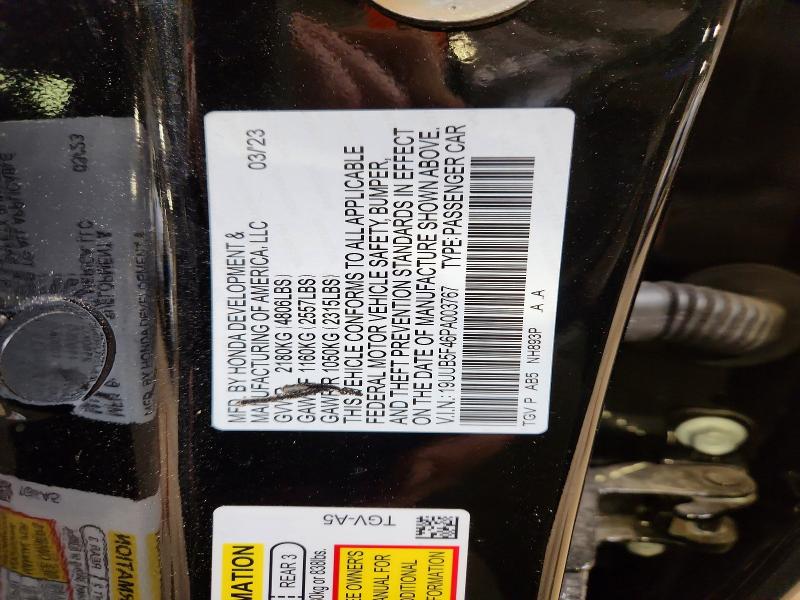 Aukcja sprzedaży 2023 Acura Tlx, vin: 19UUB5F46PA003767, numer aukcji: 49253116