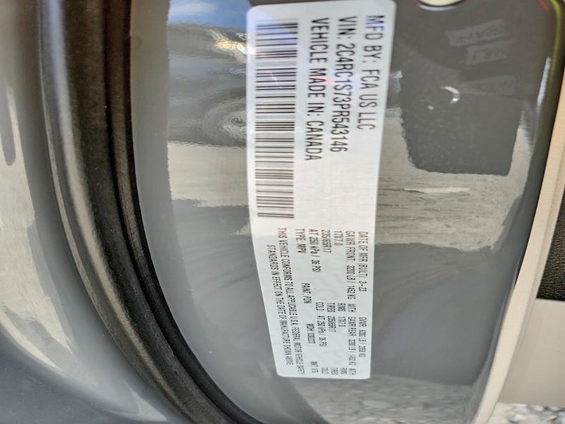 2023 Chrysler Pacifica მანქანა იყიდება აუქციონზე, vin: 2C4RC1S73PR543146, აუქციონის ნომერი: 49062206