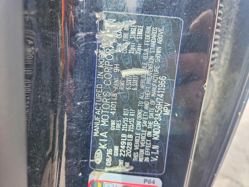 51483546 :رقم المزاد ، KNDJP3A56H7411966 vin ، 2017 Kia Soul مزاد بيع