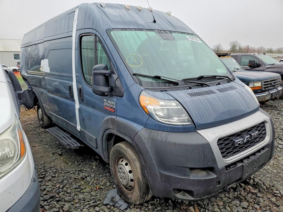 2021 Ram Promaster 3500 მანქანა იყიდება აუქციონზე, vin: 3C6MRVJG0ME587417, აუქციონის ნომერი: 45997046