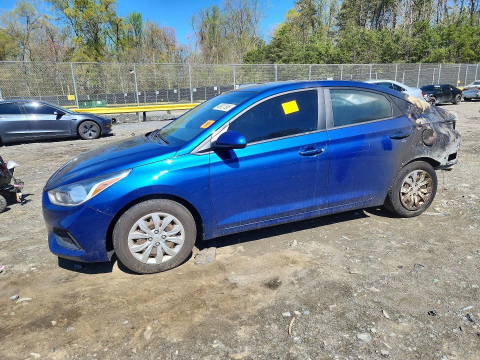 2018 Hyundai Accent მანქანა იყიდება აუქციონზე, vin: 3KPC24A36JE032757, აუქციონის ნომერი: 52365056