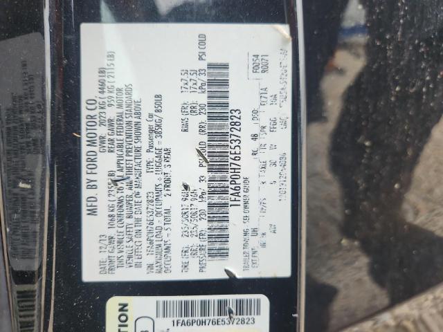 Продажа на аукционе авто 2014 Ford Fusion, vin: 1FA6P0H76E5372823, номер лота: 48702416