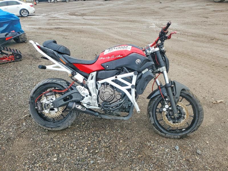 Aukcja sprzedaży 2015 Yamaha Fz07, vin: JYARM06E0FA003137, numer aukcji: 49710096