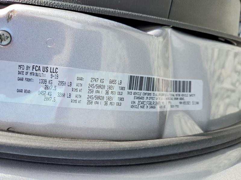 Продаж на аукціоні авто 2020 Chrysler Pacifica, vin: 2C4RC1FG8LR120079, номер лоту: 52124156