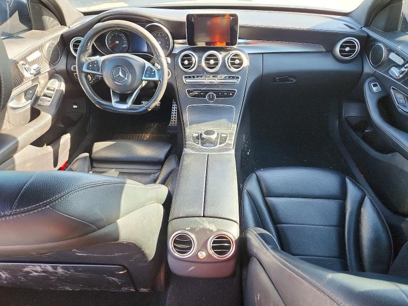 48861476 :رقم المزاد ، 55SWF4JB4HU229521 vin ، 2017 Mercedes-benz C مزاد بيع