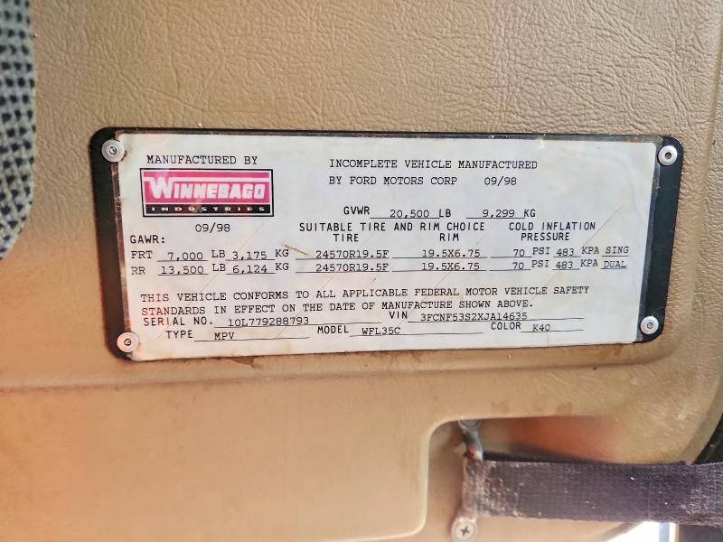 Aukcja sprzedaży 1999 Ford F550, vin: 3FCNF53S2XJA14635, numer aukcji: 49403386