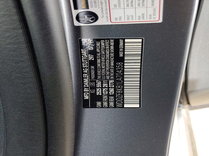 Продаж на аукціоні авто 2020 Mercedes-benz E63 Amg, vin: WDDZF8KB1LA704358, номер лоту: 48868596