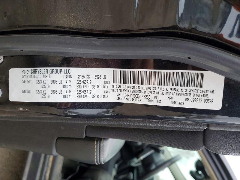 Продажа на аукционе авто 2014 Jeep Cherokee, vin: 1C4PJMAB8EW140269, номер лота: 49444316