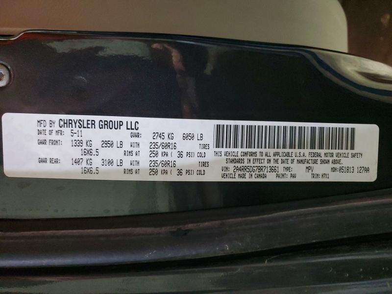 Продаж на аукціоні авто 2011 Chrysler Town & Country, vin: 2A4RR5DG7BR713661, номер лоту: 49245736
