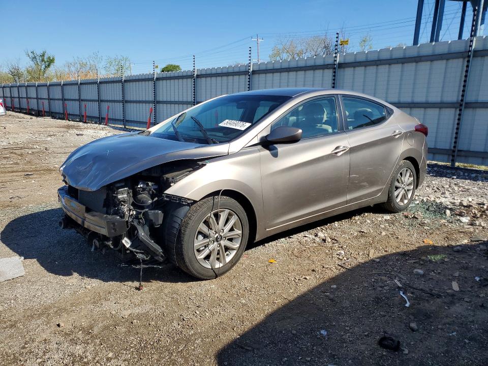 50469076 :رقم المزاد ، 5NPDH4AE1GH741301 vin ، 2016 Hyundai Elantra مزاد بيع