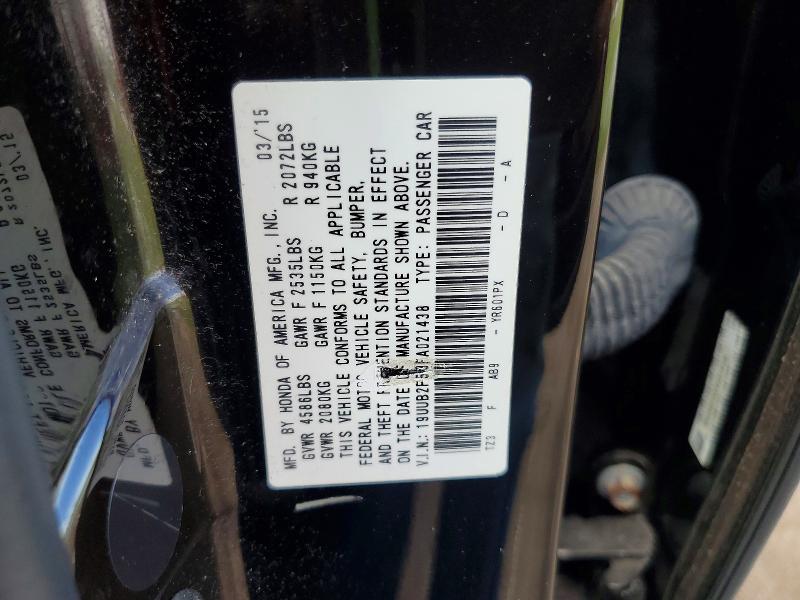 Aukcja sprzedaży 2015 Acura Tlx, vin: 19UUB2F53FA021438, numer aukcji: 51347466