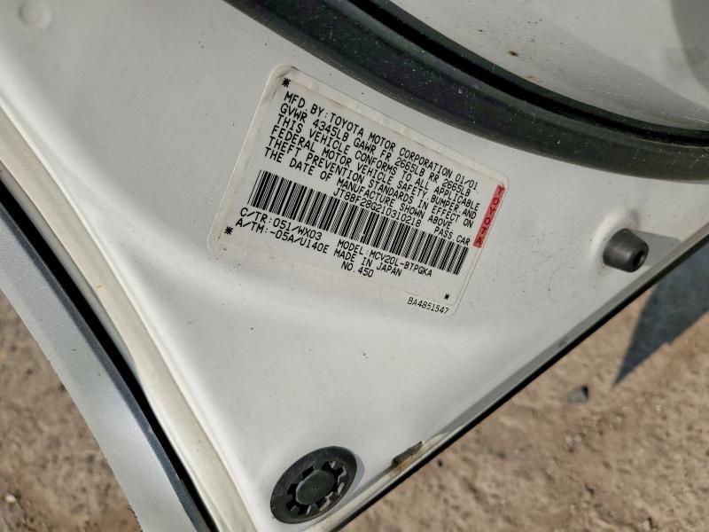 Продаж на аукціоні авто 2001 Lexus Es, vin: JT8BF28G210310218, номер лоту: 50193026