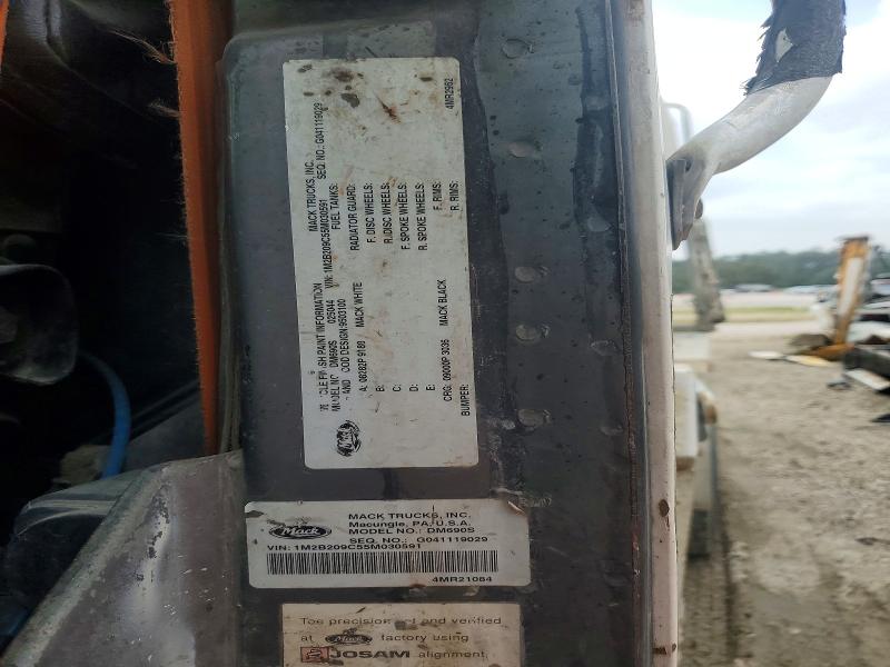 Продажа на аукционе авто 2005 Mack Dm, vin: 1M2B209C55M030591, номер лота: 51166526