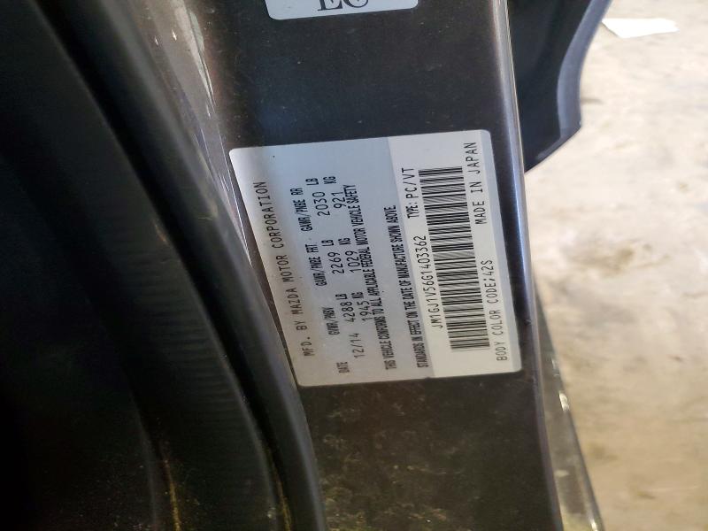 2016 Mazda 6 მანქანა იყიდება აუქციონზე, vin: JM1GJ1V56G1403362, აუქციონის ნომერი: 49100376