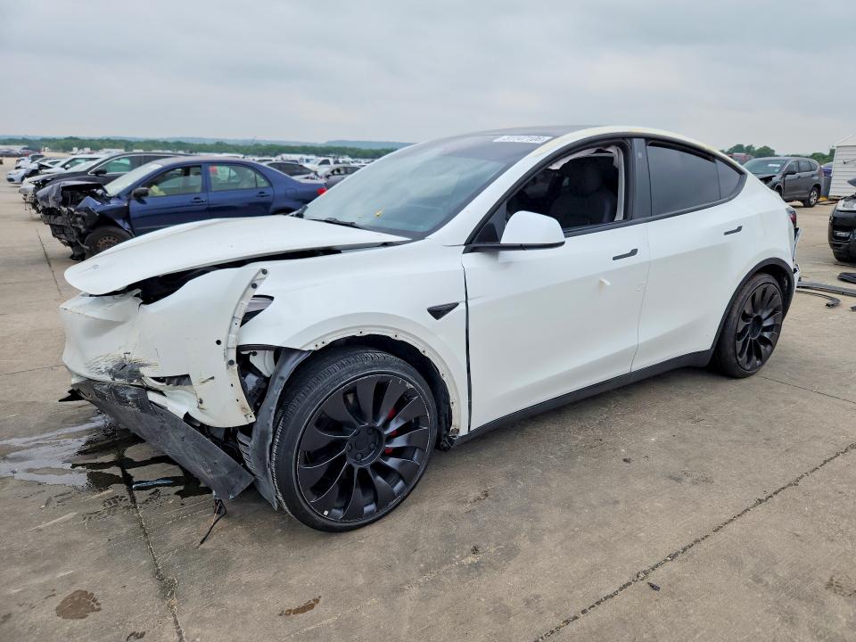 2022 Tesla Model Y მანქანა იყიდება აუქციონზე, vin: 7SAYGDEF0NF452268, აუქციონის ნომერი: 51147106