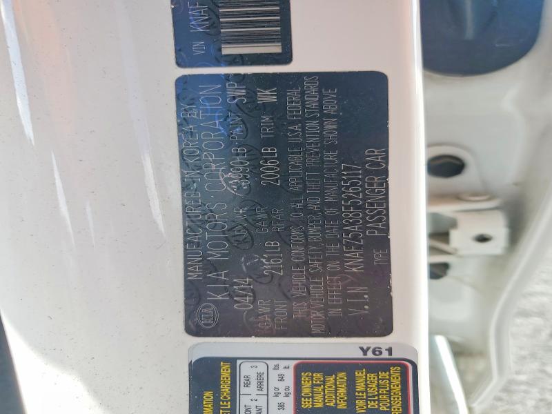 Продаж на аукціоні авто 2015 Kia Forte, vin: KNAFZ5A38F5265117, номер лоту: 50292046