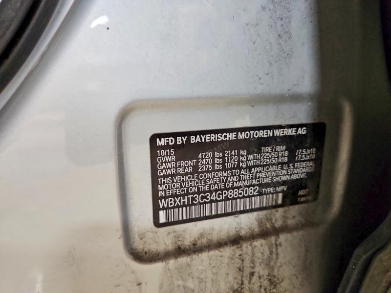Продажа на аукционе авто 2016 Bmw X1, vin: WBXHT3C34GP885082, номер лота: 48921506