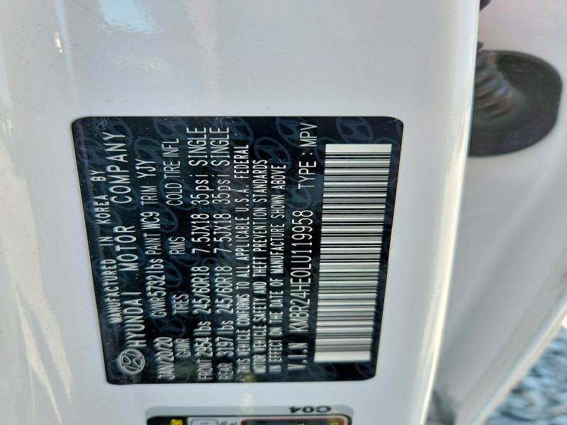 Продаж на аукціоні авто 2020 Hyundai Palisade, vin: KM8R24HE0LU119958, номер лоту: 50924666