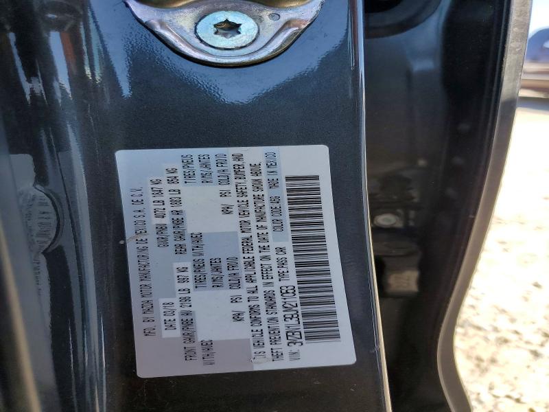 2018 Mazda 3 მანქანა იყიდება აუქციონზე, vin: 3MZBN1L39JM211053, აუქციონის ნომერი: 50466886