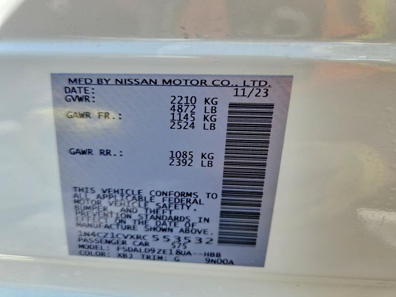Продажа на аукционе авто 2024 Nissan Leaf, vin: 1N4CZ1CVXRC553532, номер лота: 51121126