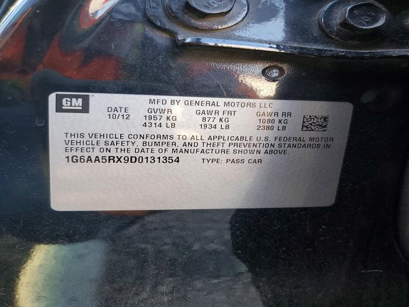 2013 Cadillac Ats მანქანა იყიდება აუქციონზე, vin: 1G6AA5RX9D0131354, აუქციონის ნომერი: 49813676