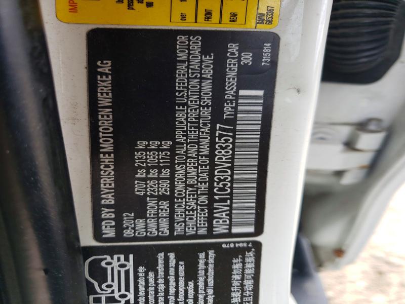 49062826 :رقم المزاد ، WBAVL1C53DVR83577 vin ، 2013 Bmw X1 مزاد بيع