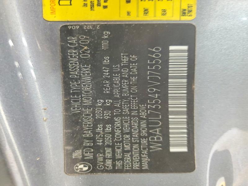 Продажа на аукционе авто 2009 Bmw 128, vin: WBAUL73549VJ75566, номер лота: 49214296