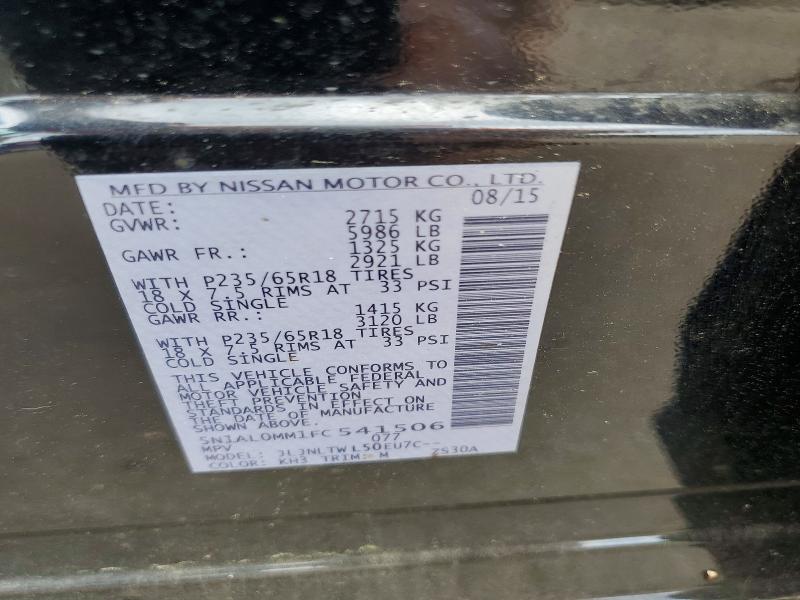 Продаж на аукціоні авто 2015 Infiniti Qx60, vin: 5N1AL0MM1FC541506, номер лоту: 49105266