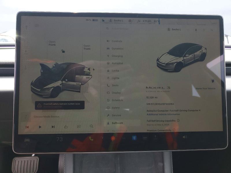Auction sale of the 2025 Tesla Model 3, vin: 5YJ3E1EA1SF920164, lot number: 49462946