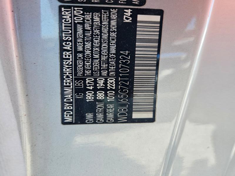 50904856 :رقم المزاد ، WDBLJ65G72T107324 vin ، 2002 Mercedes-benz Clk مزاد بيع