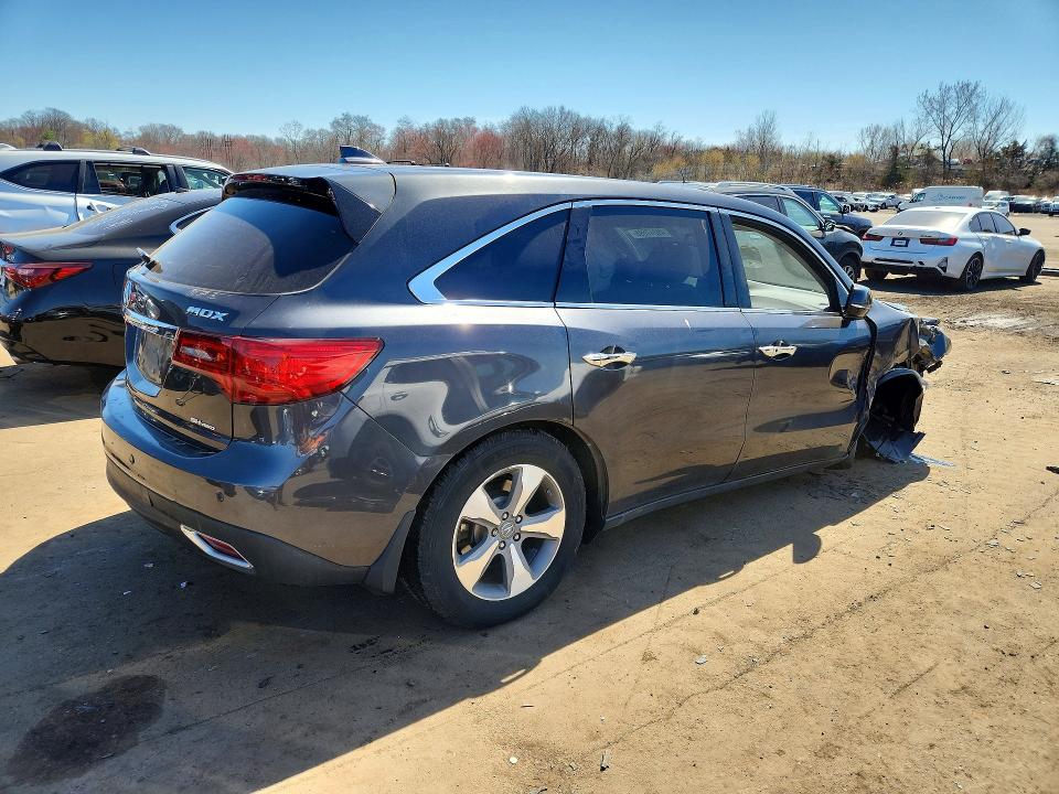 49247696 :رقم المزاد ، 5FRYD4H22FB022286 vin ، 2015 Acura Mdx مزاد بيع