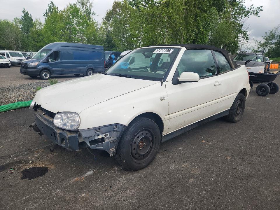 Aukcja sprzedaży 2001 Volkswagen Cabrio, vin: 3VWCC21V11M807231, numer aukcji: 51211796