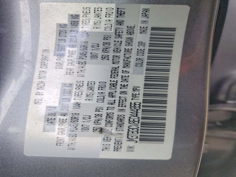 Aukcja sprzedaży 2014 Mazda Cx-9, vin: JM3TB3CV8E0444855, numer aukcji: 51449306