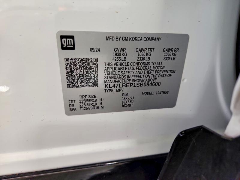 Продажа на аукционе авто 2025 Buick Envista, vin: KL47LBEP1SB084600, номер лота: 51356786
